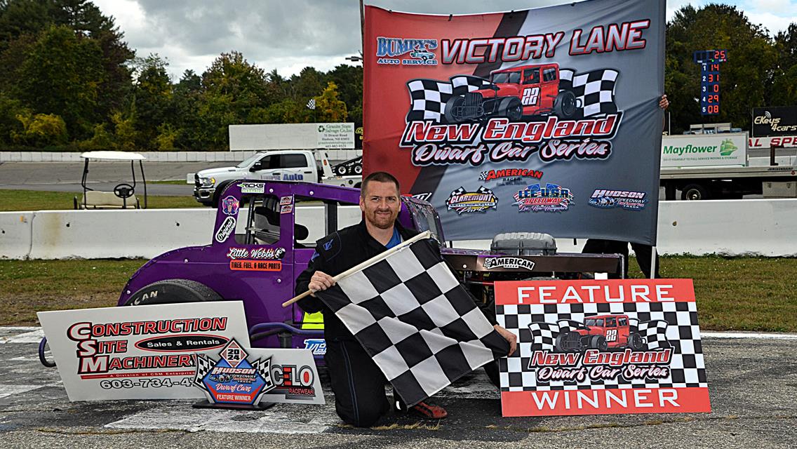 Happy Harmon in Hudson Victory Lane!