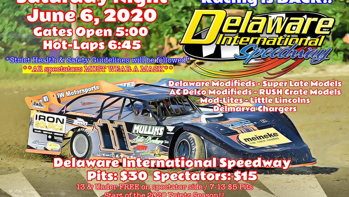 Spectators To Return To US 13 Dragway &amp; Delaware International Speedway This Weekend For Racing Events!