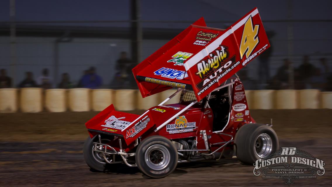 Alex Pokorski posts solid runs in 360-410 Wilmot Sprint Car combo