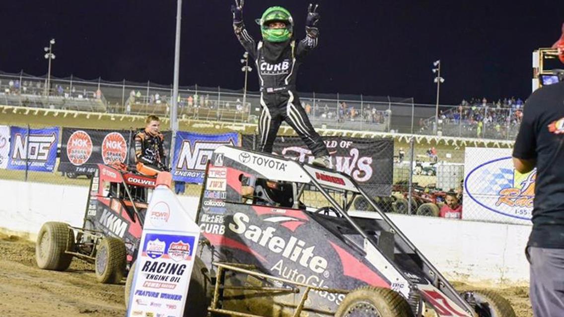 Rico charges to POWRi Midgets prize at I-55