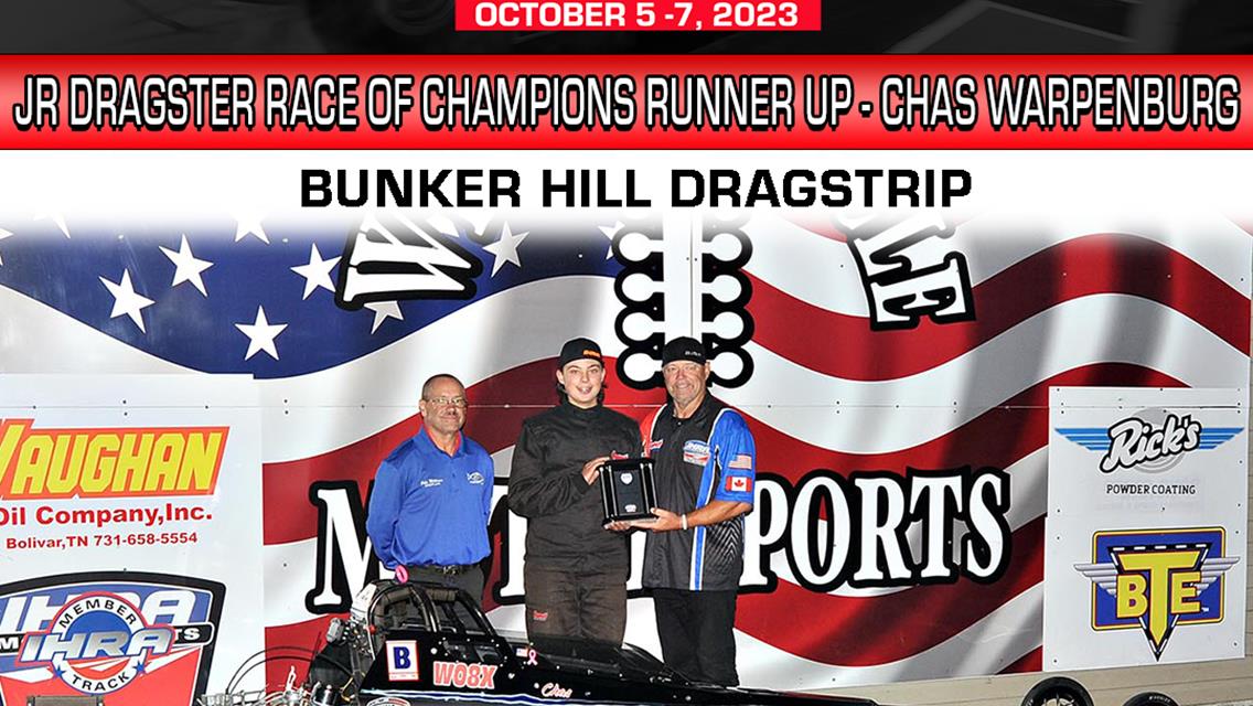 IHRA Junior Dragster Profile: Chas Warpenburg