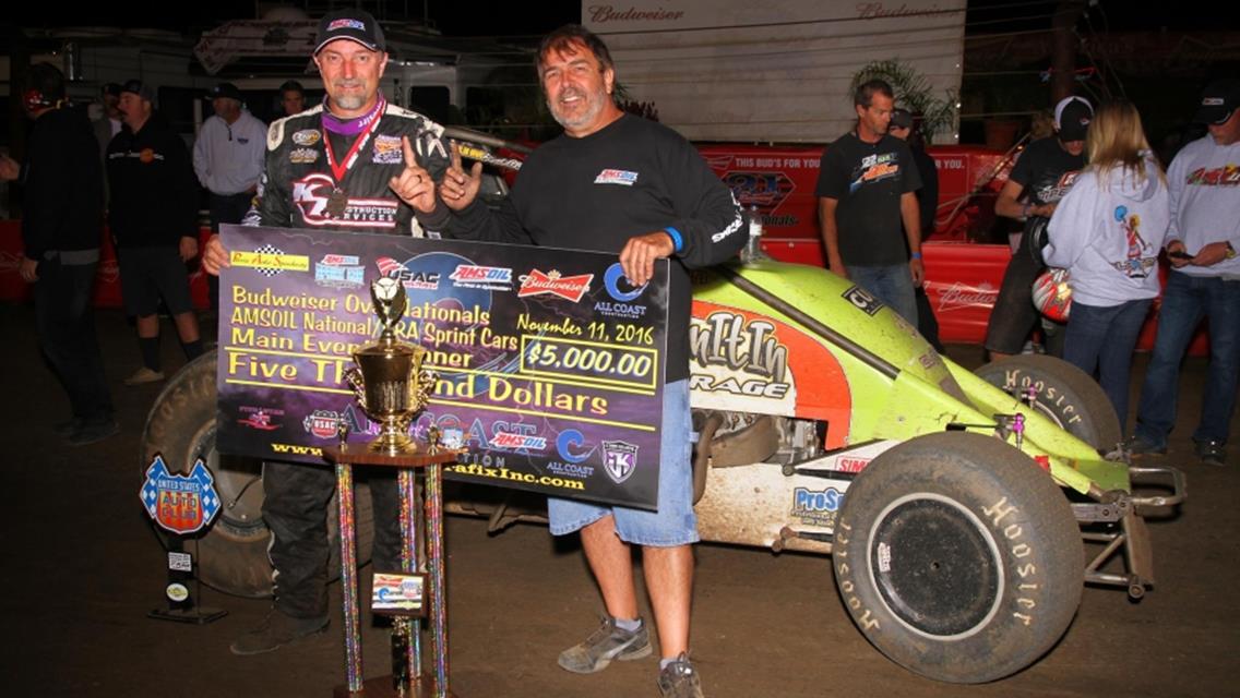 DARLAND TAKES THE ROAD LESS TRAVELED TO WIN NIGHT TWO OF THE OVAL NATIONALS