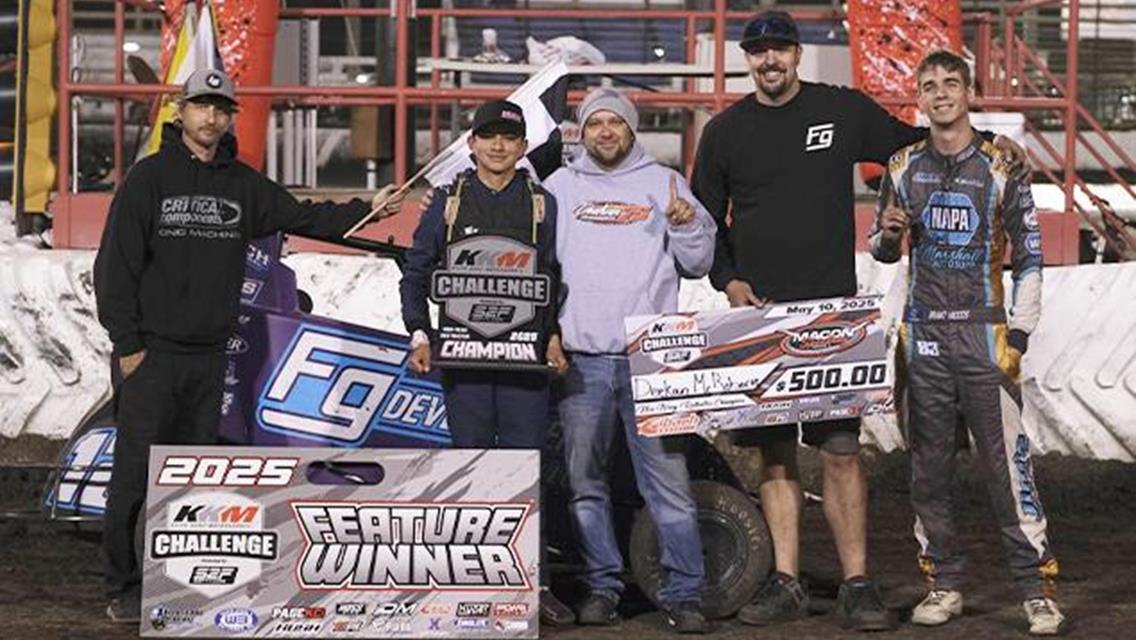 Levi Ballard and Deekan McRoberts Victorious in Macon Speedway KKM Challenge Championship Night Support