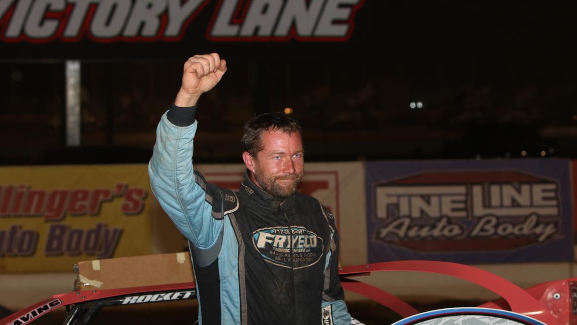 Lattomus, Stough, Frye and Dellinger Dominate EK Services Hometown Heroes Night at BAPS Motor Speedway