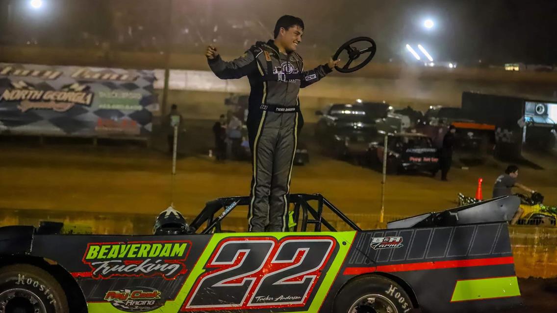 Tucker Anderson becomes youngest winner in Topless Outlaws Dirt Racing Series history