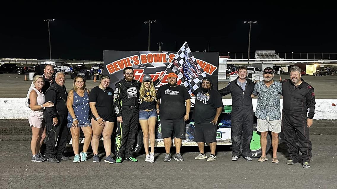 Devil&#39;s Bowl Speedway (Mesquite, TX) – American Crate Late Model Series – July 22nd, 2023.