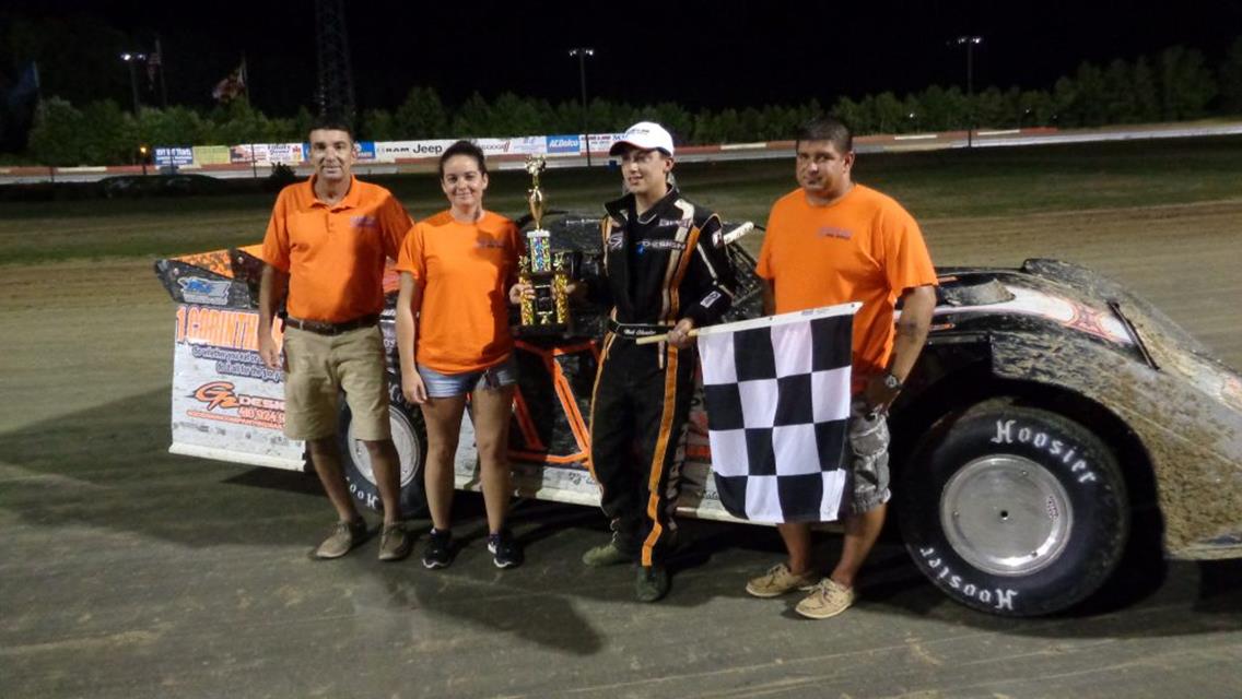 MATT GLANDEN LEADS FINAL TWO LAPS TO WIN RUSH CRATE LATE MODELS