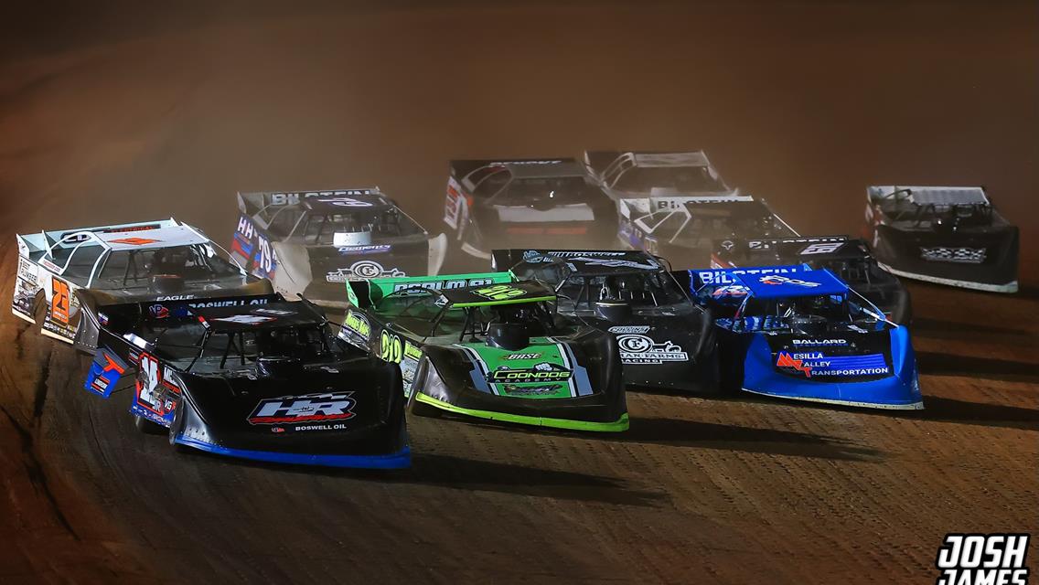 I-75 Raceway (Sweetwater, TN) – Hunt the Front Super Dirt Series – Championship Kickoff – March 8th, 2025. (Josh James Artwork)