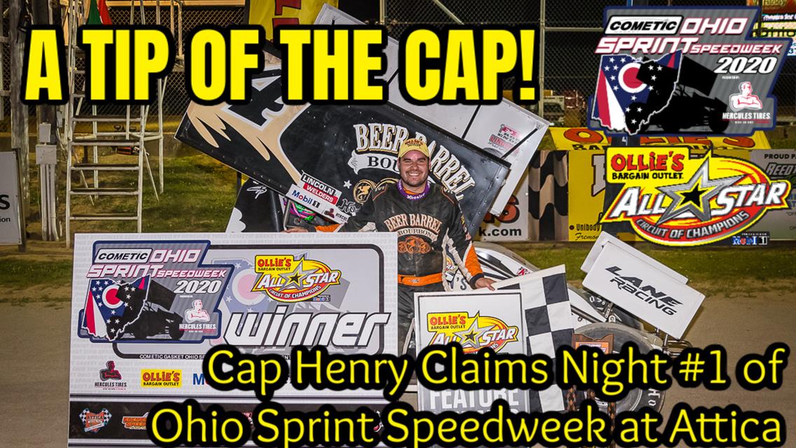 Cap Henry earns second-ever All Star victory in Ohio Sprint Speedweek opener at Attica Raceway Park