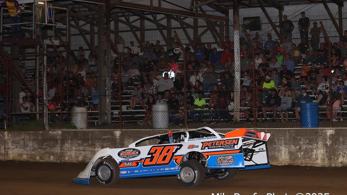 Lafayette County Speedway (Darlington, IA) – Malvern Bank East Series – June 20th, 2025. (Mike Ruefer photo)