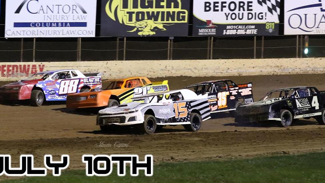 Full Night of Weekly Racing Returns to Lake Ozark Speedway for July 10th Program