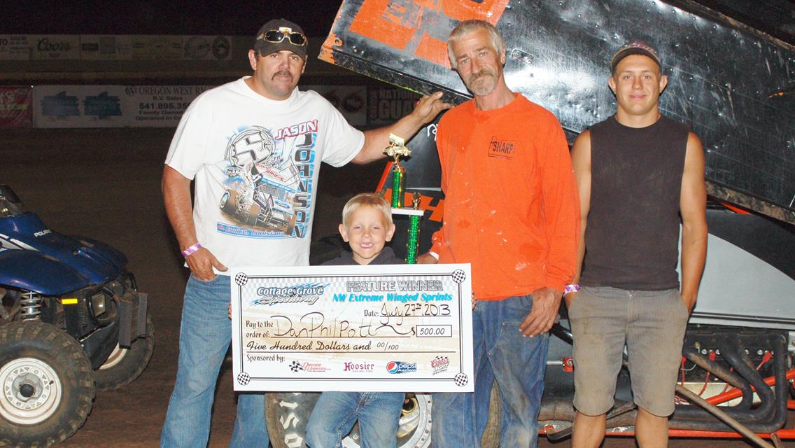 Glaser, Philpott, Crooks, Corley, and Christopherson Get To CGS Victory Lane