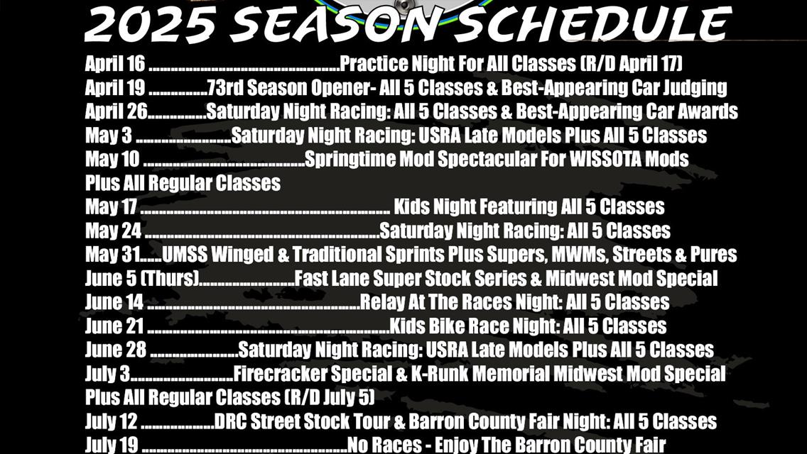 2025 Season Starts Soon
