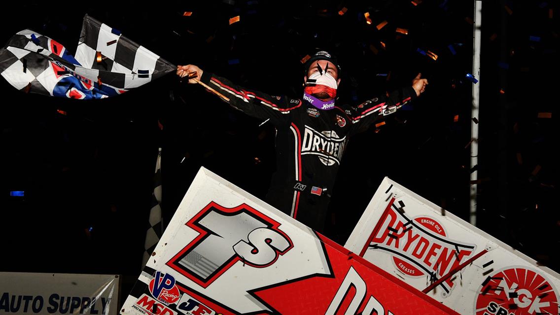 Logan Schuchart sails to World of Outlaws win at Lake Ozark Speedway