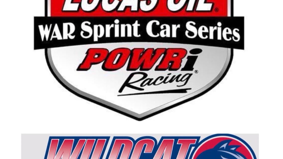 POWRi/WAR Sprints Partner with Wildcat Raceway