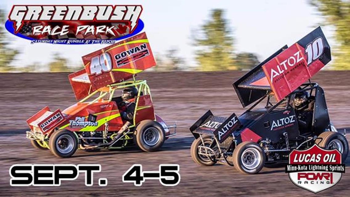 Two-Day Special Ahead for POWRi Minn-Kota Lightning Sprints at Greenbush