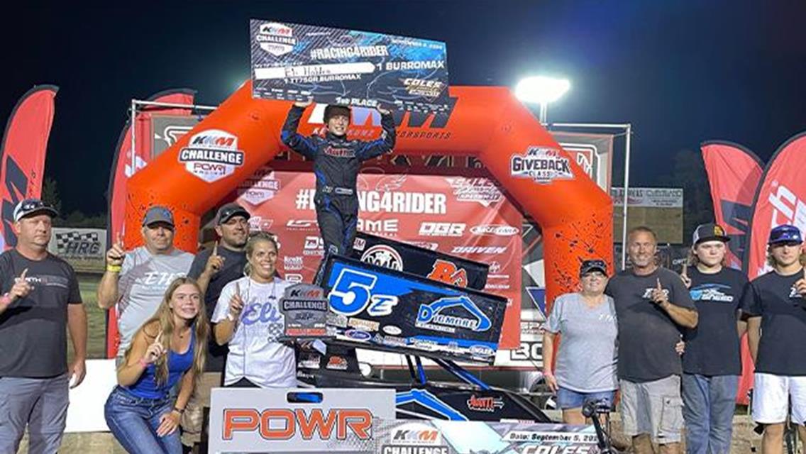 Eli Holden and Brexton Busch Earn Coles County Checkers in KKM Challenge Preliminary Night One Support