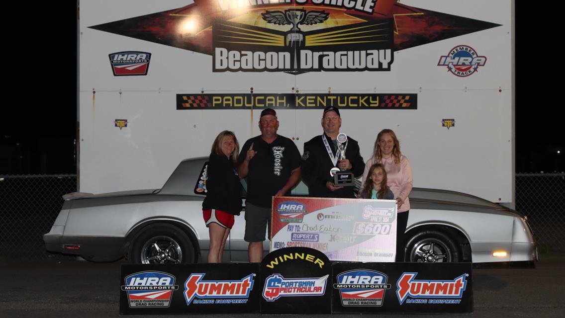 Fulcher, Minton, Eaton, Chandler, Grooms Take IHRA Sportsman Spectacular presented by Moser Wins at Beacon Dragway