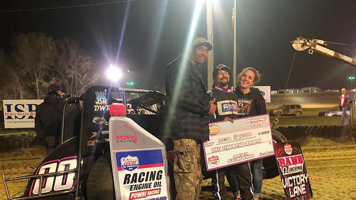 Meseraull blazes to POWRi WAR victory at Spoon River