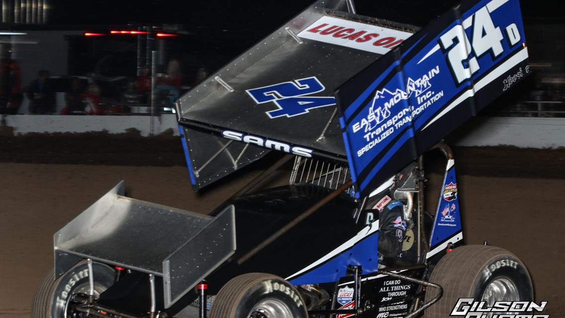Sams III Ties Second-Best Result of ASCS National Tour Season During First Trip to I-80 Speedway