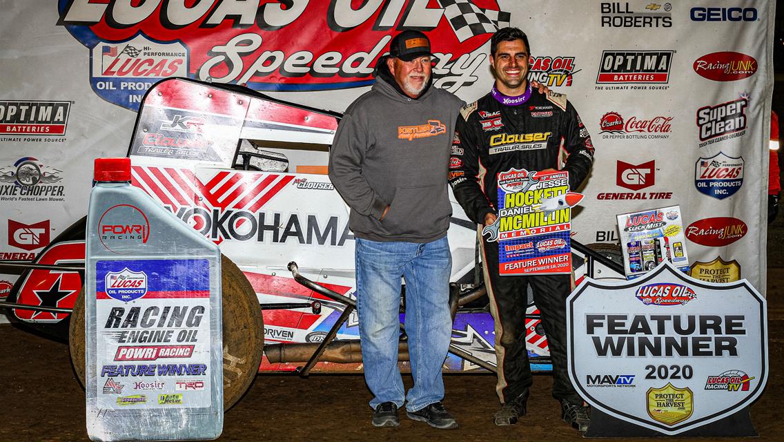 Mario Clouser Goes Back-to-Back in Victories at Lucas Oil Speedway