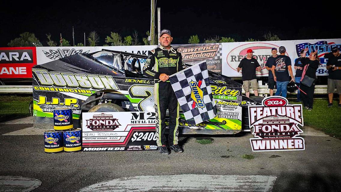 PESSOLANO GETS SECOND WIN OF THE SEASON AT FONDA