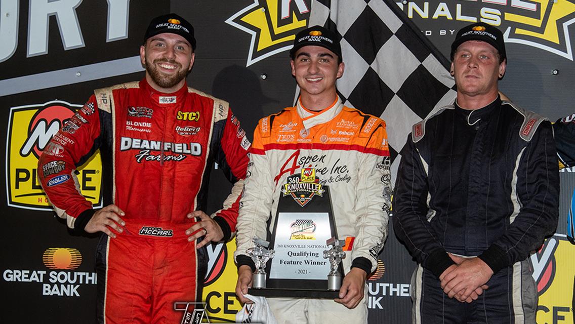Giovanni Scelzi Makes Late Charge For 360 Knoxville Nationals Prelim Victory