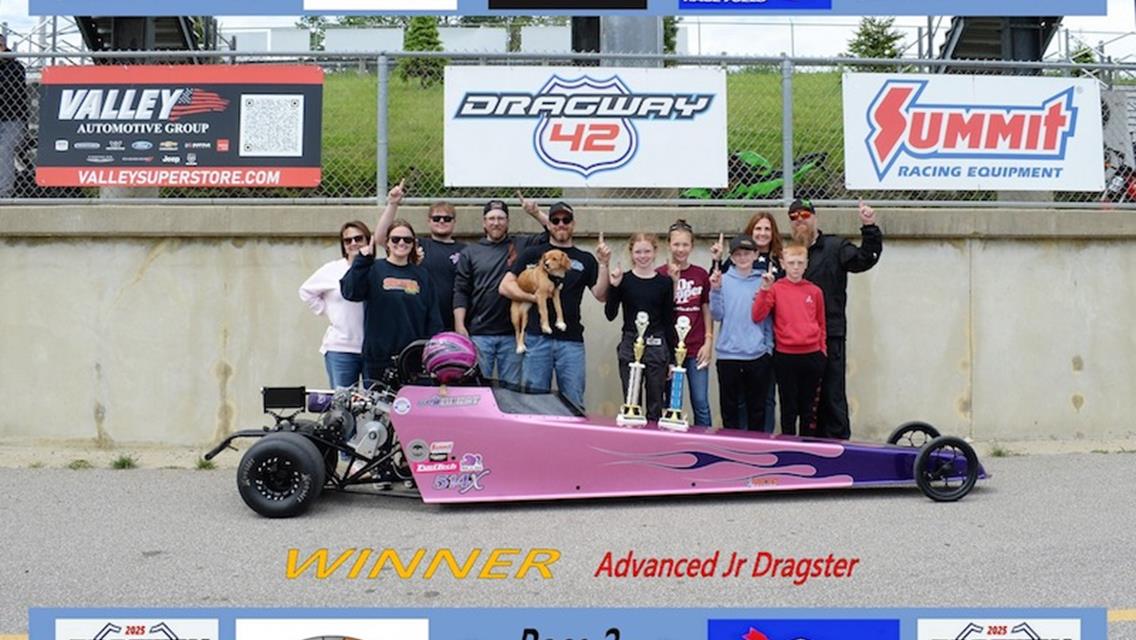 Adkins sweep highlights IHRA season opener at Dragway 42