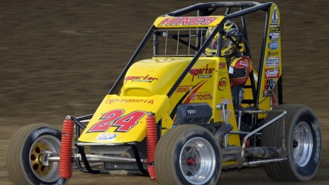 Spotlight on Hines Thursday as He Seeks USAC &quot;Triple Crown&quot; at 75th &quot;Turkey Night Grand Prix&quot;