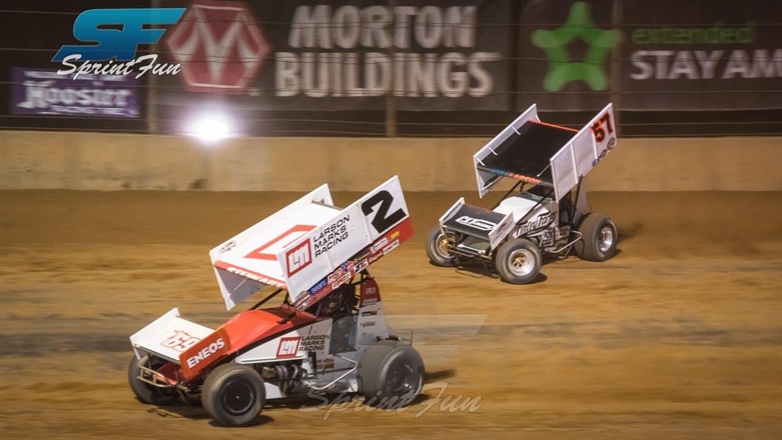 Stewart scores season&#39;s second Outlaws win at Lawrenceburg