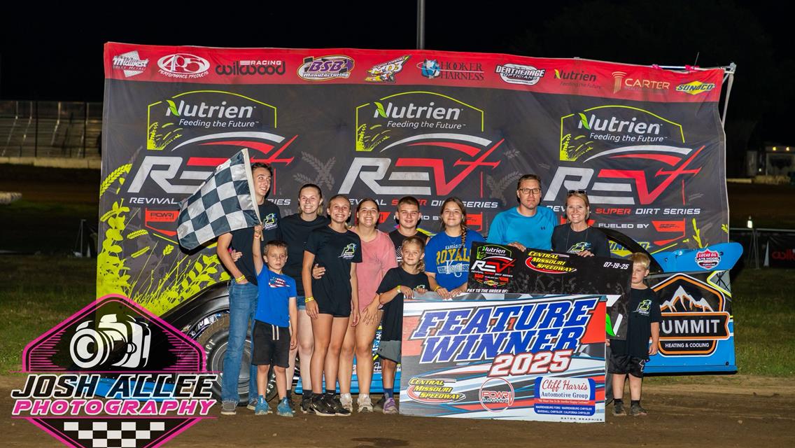 Kylan Garner and Aaron Marrant take Missouri Wins with REV Super Late Models