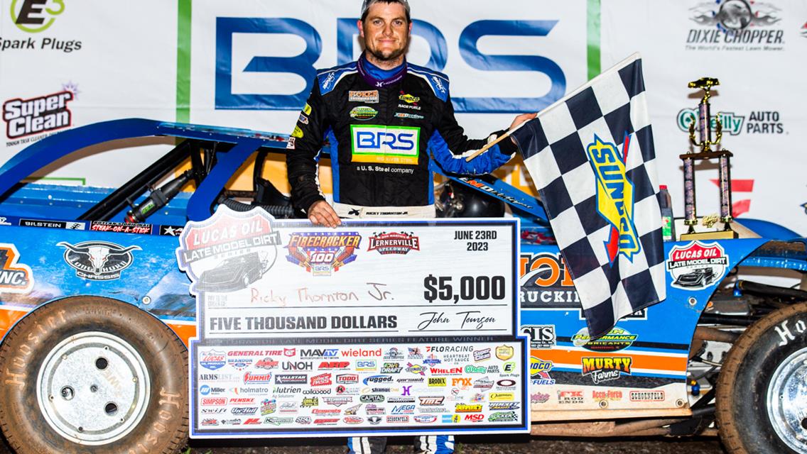 Thornton and Blair Take Friday Night Prelims at Lernerville