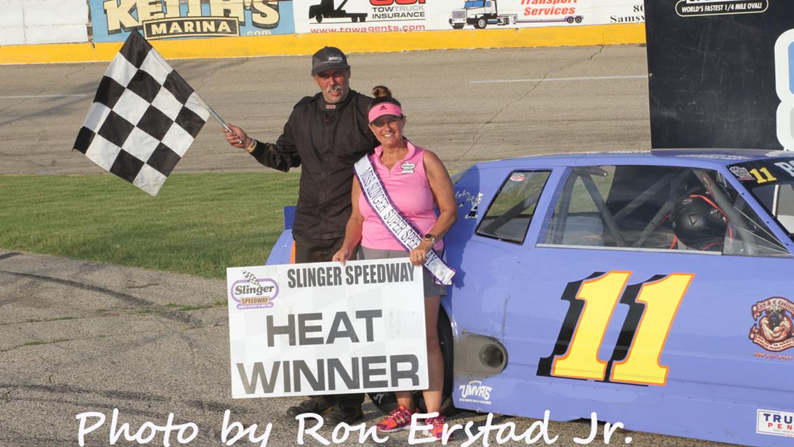 Stern tops Late Model Feature at Slinger