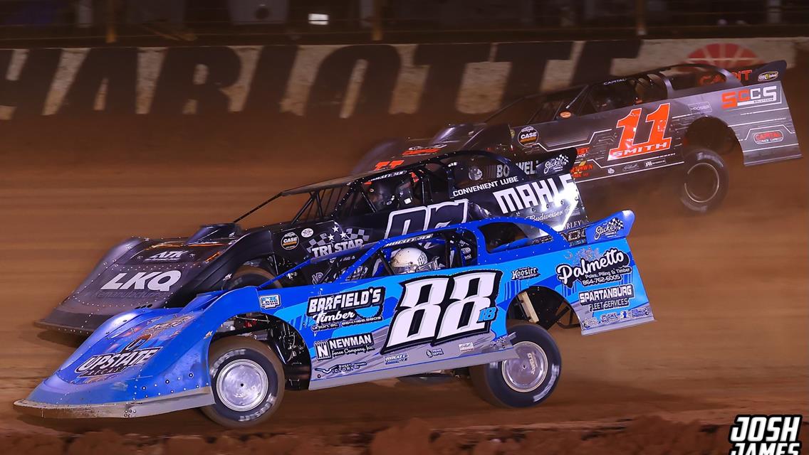 The Dirt Track at Charlotte (Concord, N.C.) – World of Outlaws Case Late Model Series – World Finals – November 6th-9th, 2024. (Josh James Artwork)