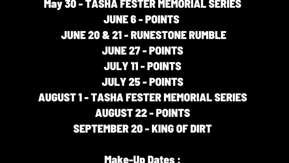 Runestone Go Kart Association- 2025 Schedule &amp; Updates