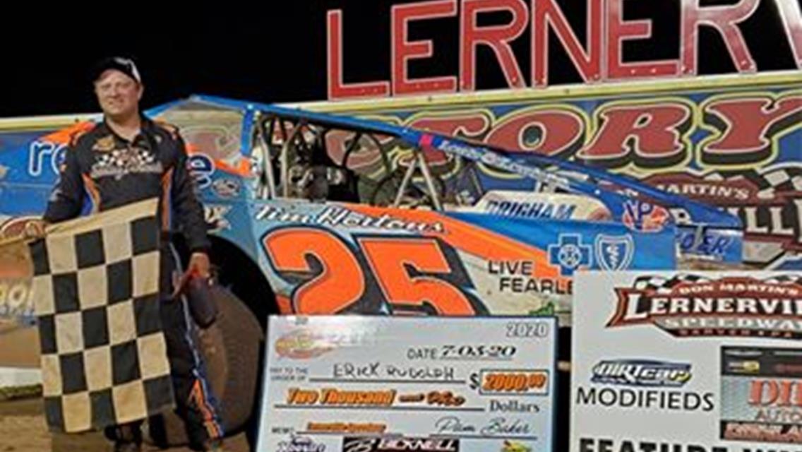Quick Results 7.3.20- Rudolph Masters Modifieds; Bauer Tops Sprints; Dietz Rolls to Victory; Dobrosky Bests 305s