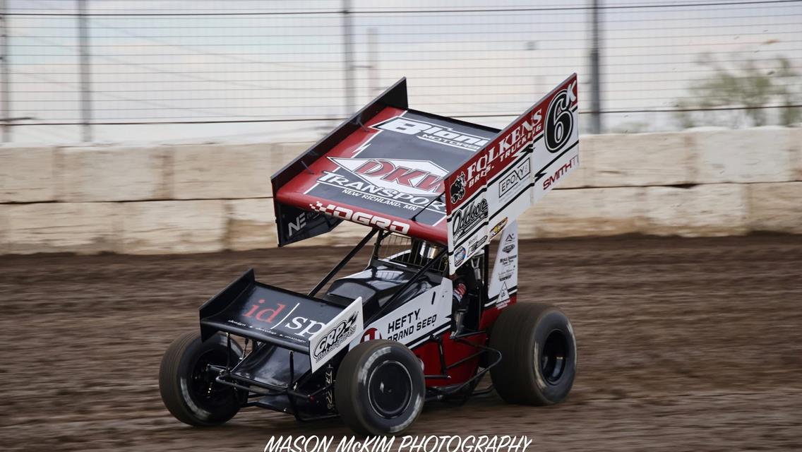 Kaleb Johnson Makes World of Outlaws Main Event During Season Opener