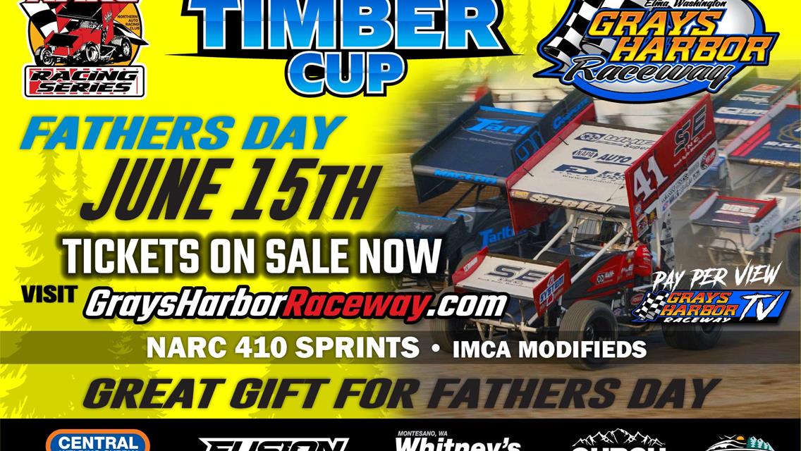 410 Sprint Cars this Sunday June 15th at Grays Harbor Raceway