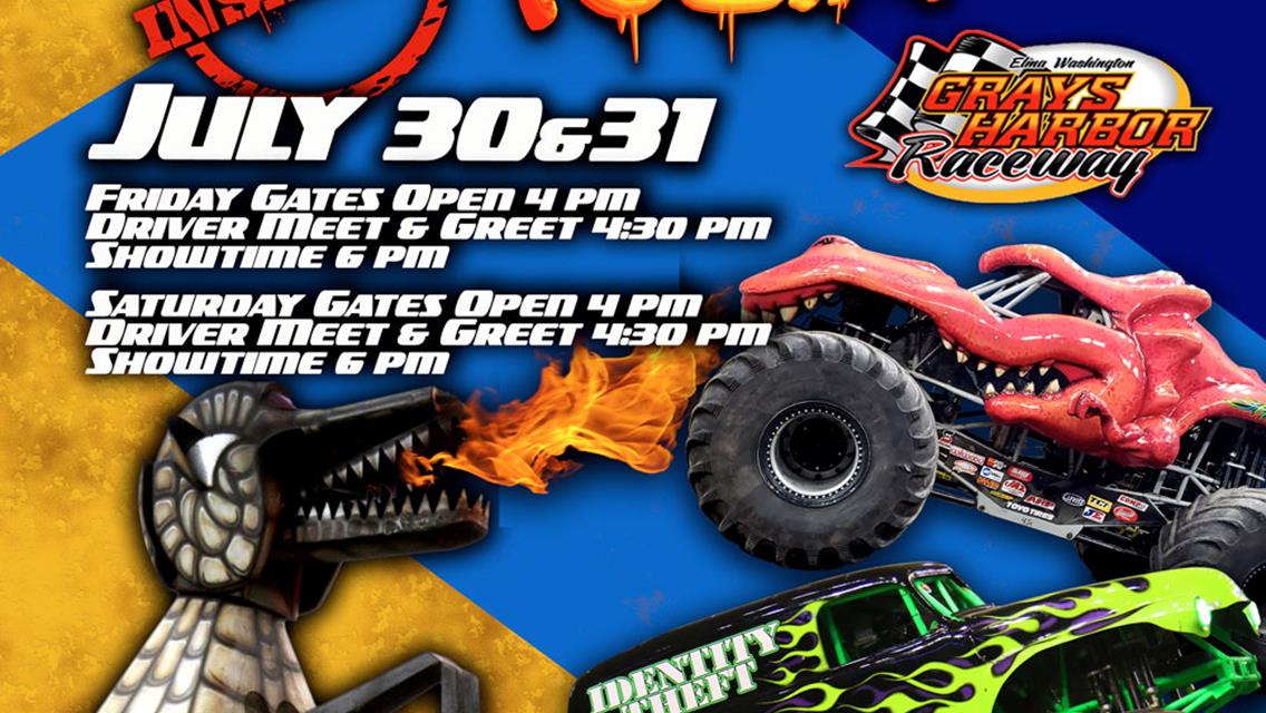 TICKET FOR SATURDAY&#39;S MONSTER TRUCK SHOW ARE AT THE FRONT GATE