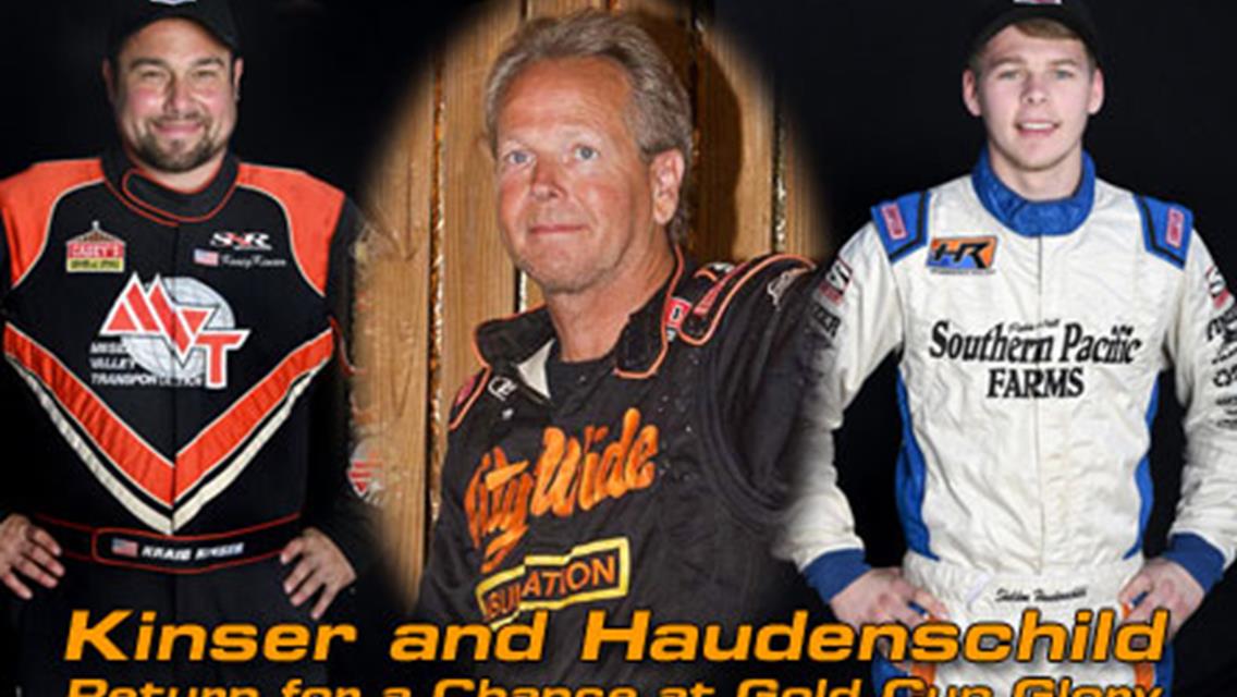 Kinser and Haudenschild Return for a Chance at Gold Cup Glory
