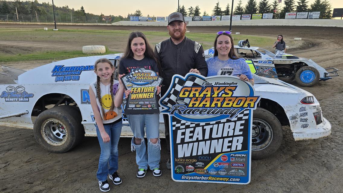 Back to Racing wiith Hartman, Kerrigan, Brookshire, Harding winning at Grays Harbor Raceway