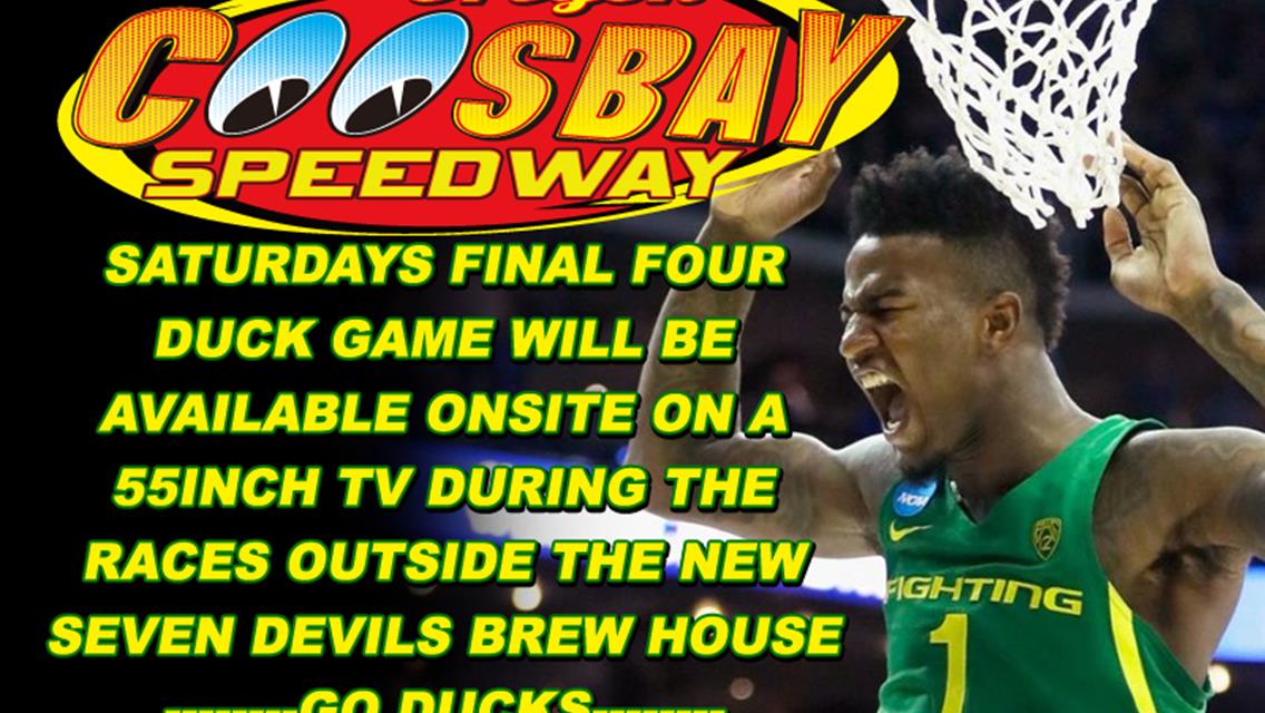 Ducks Final Four Game Available On 55-Inch TV Saturday Night At The Races