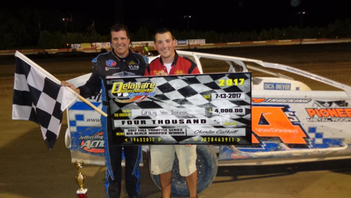 CRAIG VONDOHREN SCORES $4000 FULL THROTTLE BIG BLOCK VICTORY