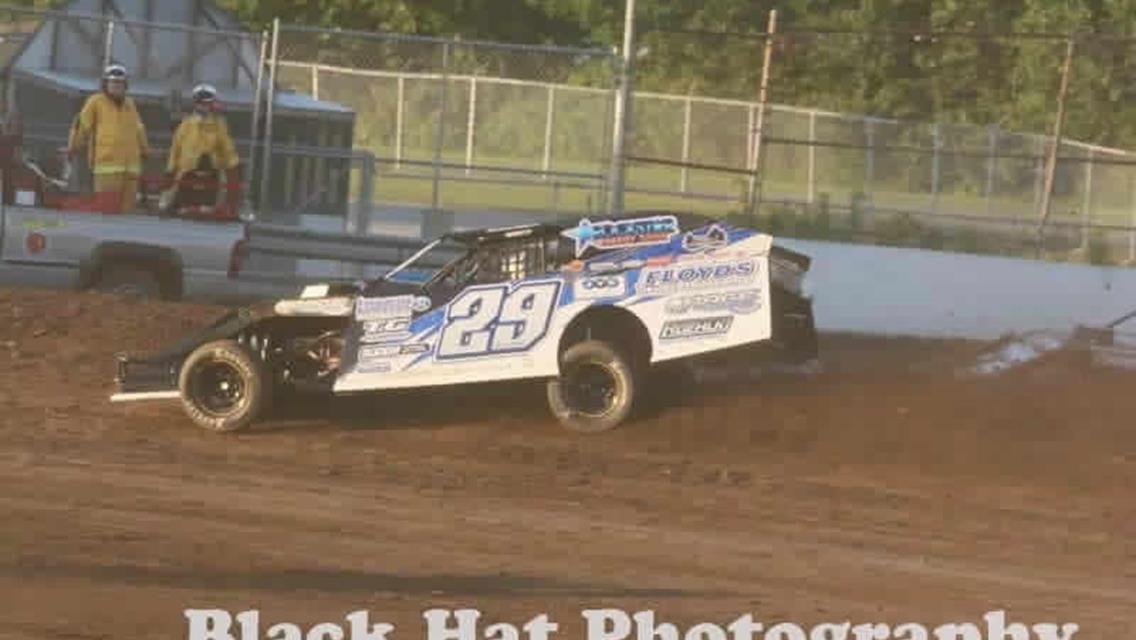 Top-5 finish in Modified at Davenport Speedway