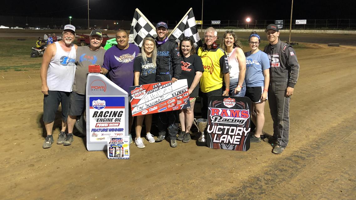 HULSEY HUSTLES TO FIRST WAR SPRINT VICTORY