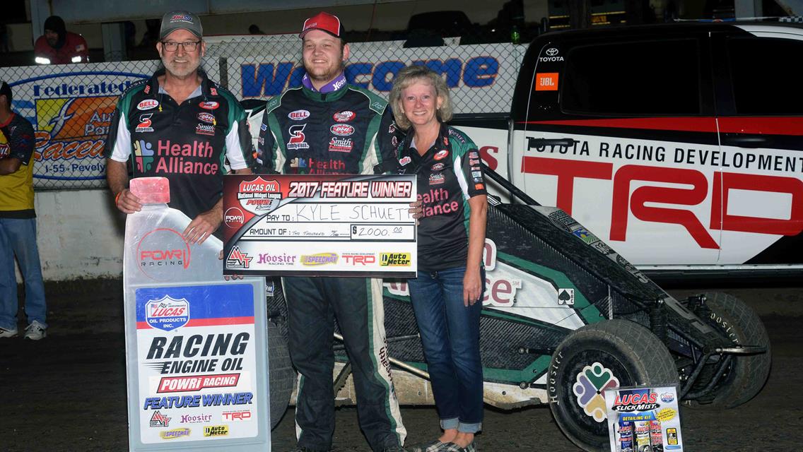 Schuett Takes Career-First POWRi National Victory