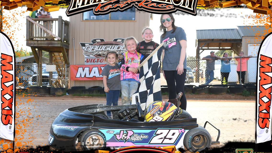 Dawgwood Speedway (Chatsworth, GA) – Maxxmaillion Kart Race – April 1st, 2023. (Hagan Photography Motorsports)