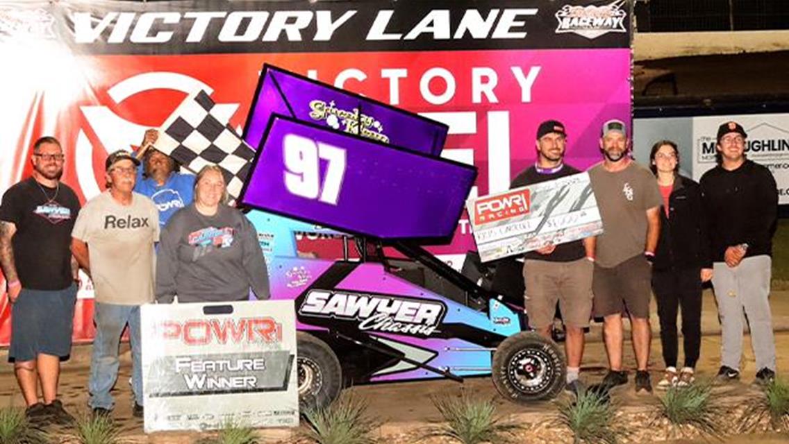 Kris Carroll Captures Win with POWRi Wing Outlaw Micros at Port City Raceway