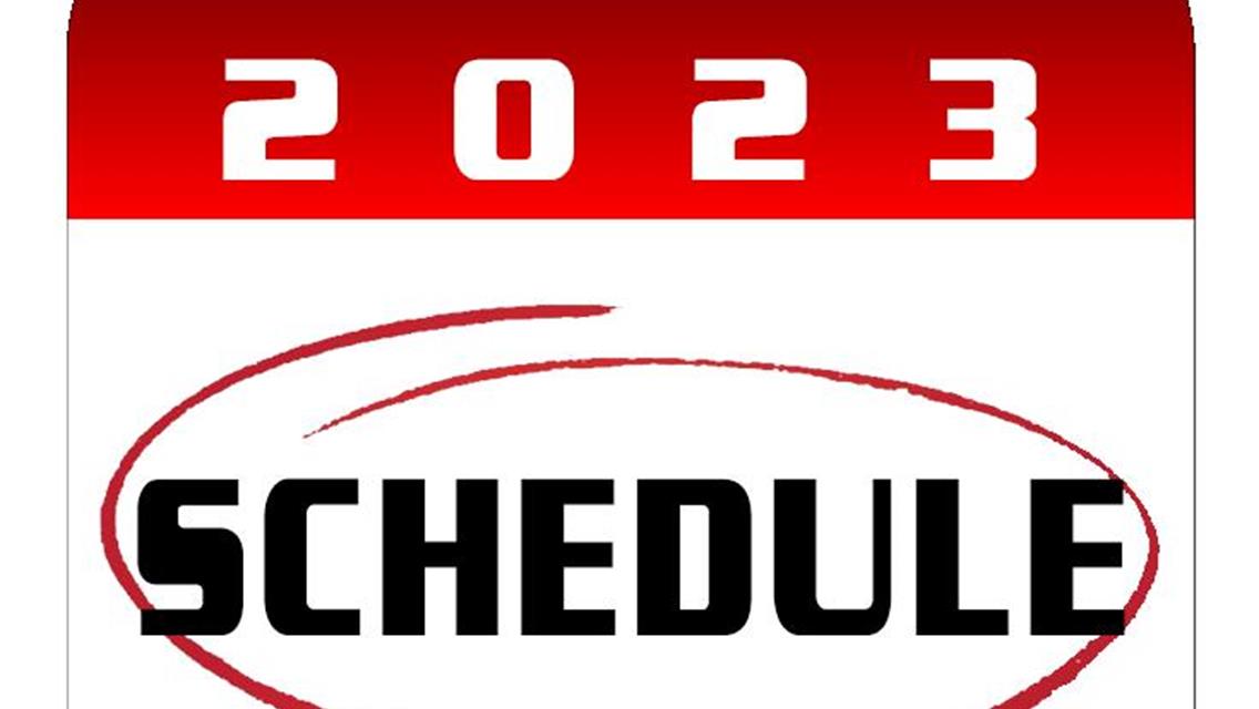 Tentative 2023 Schedule Released