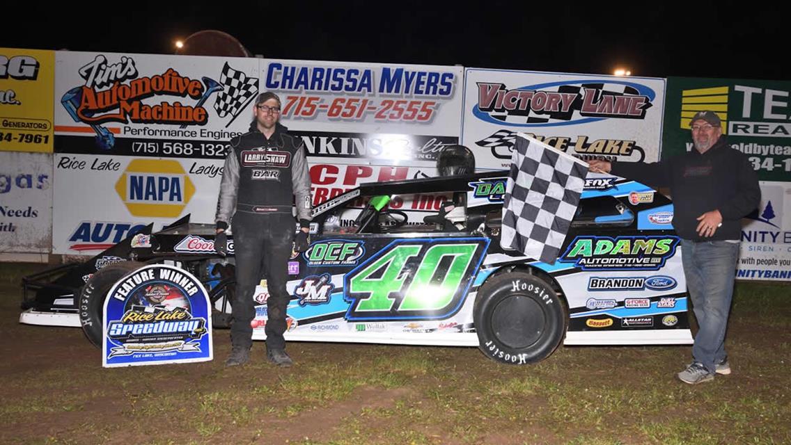 Runner-up Finish in Midwest Modified at Rice Lake